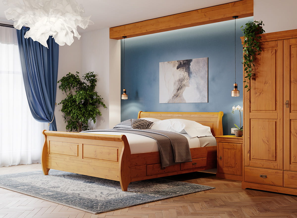 letto in legno vendita online da Arrediorg