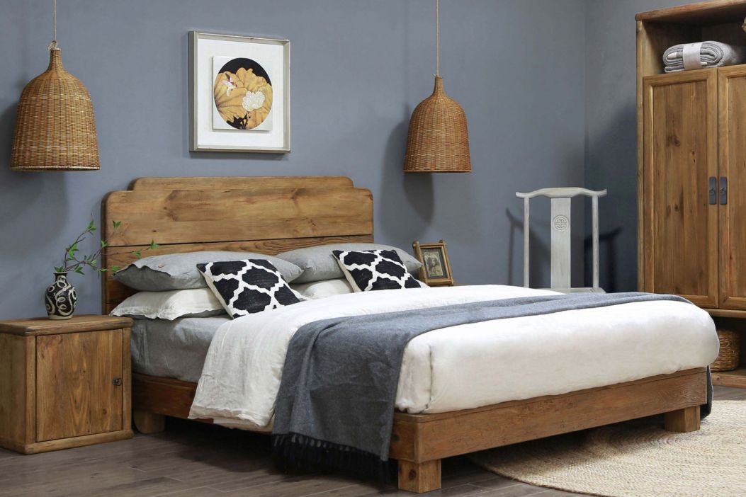comodino legno camera da letto