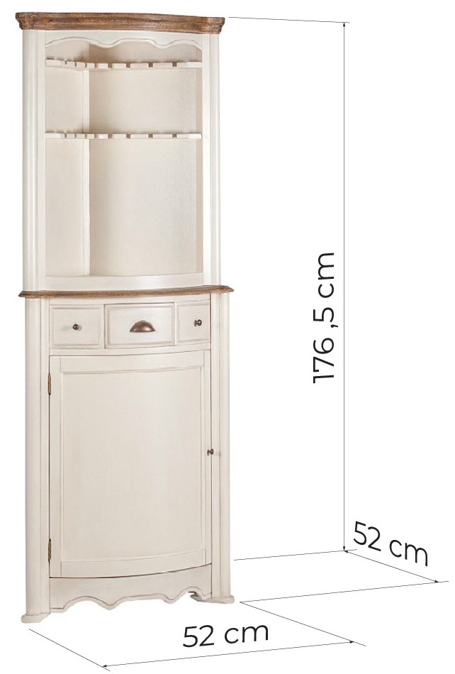 mobile ad angolo shabby chic