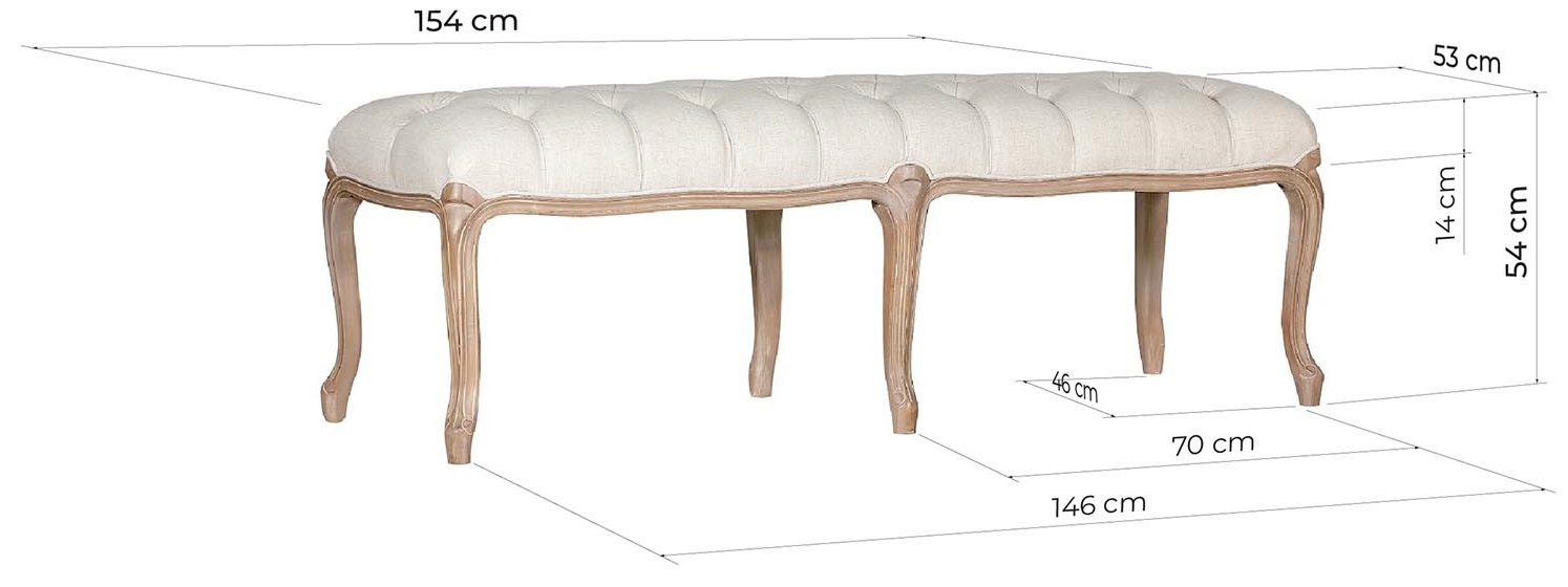 panca fondo letto legno