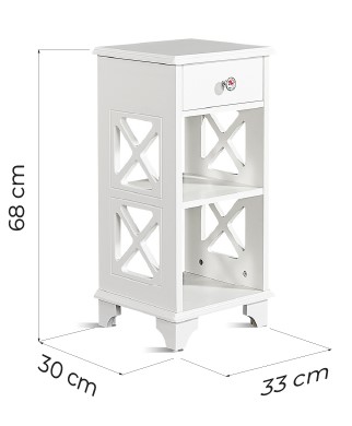 tavoli bianchi con cassetto tavolini alti e stretti