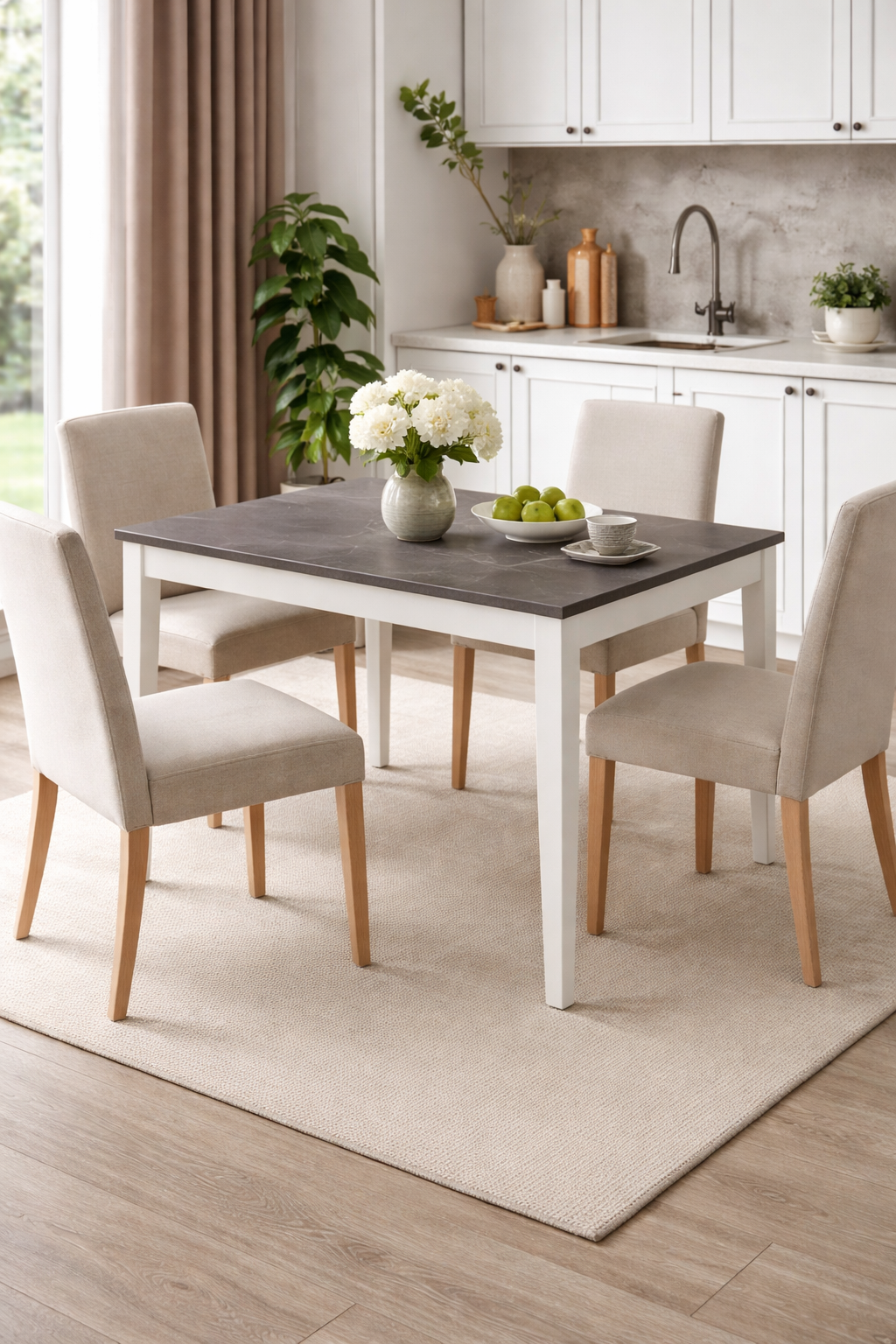 Tavolo moderno allungabile rettangolare