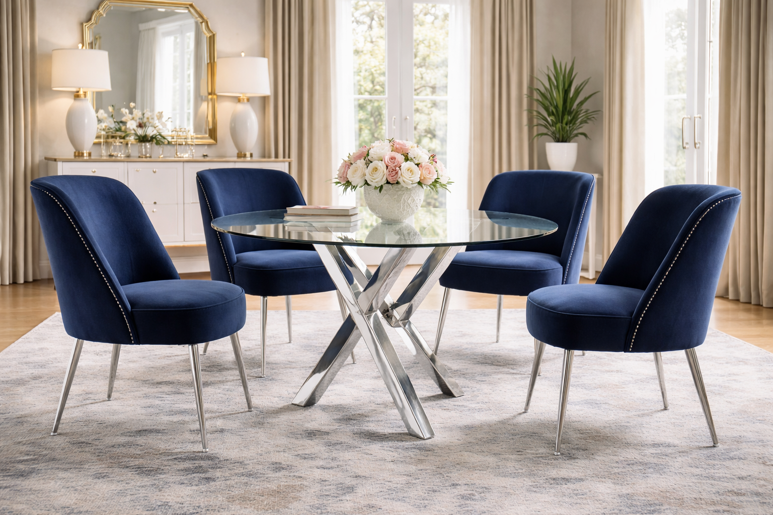 Tavolo moderno rotondo